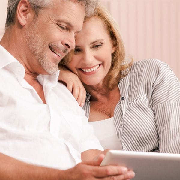 Couple receiving genetic counselling at London Pregnancy Clinic