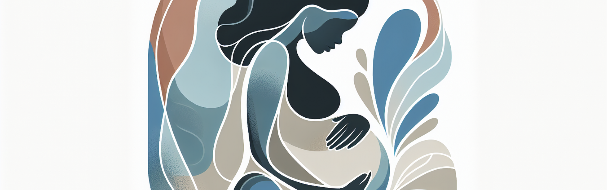 Pregnant woman sitting peacefully demonstrating anxiety in pregnancy management techniques