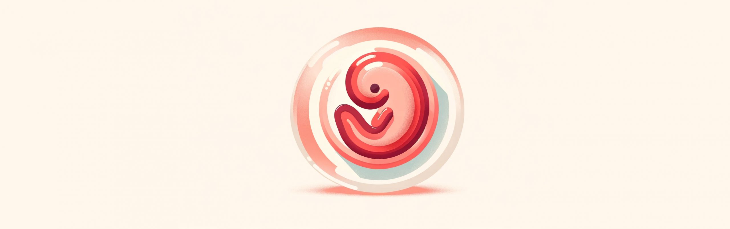 Graphic of Week 7 of pregnancy. An illustration of a baby at week 7 in the gestational sac.